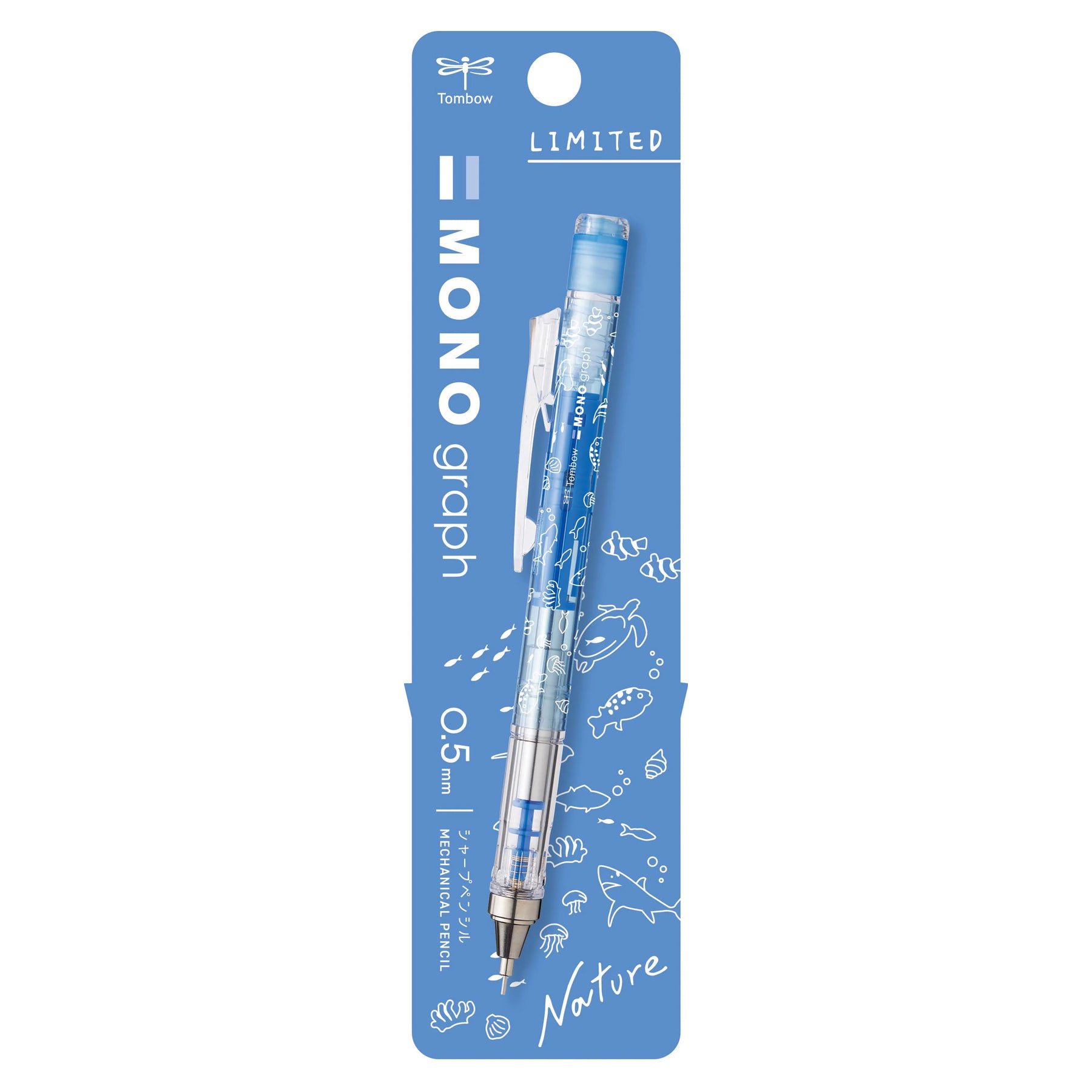 Tombow MONO graph nature Druckbleistift - Limited Edition "Ocean" - 0,5 mm