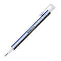 Tombow MONO Zero Classic – Radierstift mit runder Spitze – Blau/Weiß/Schwarz