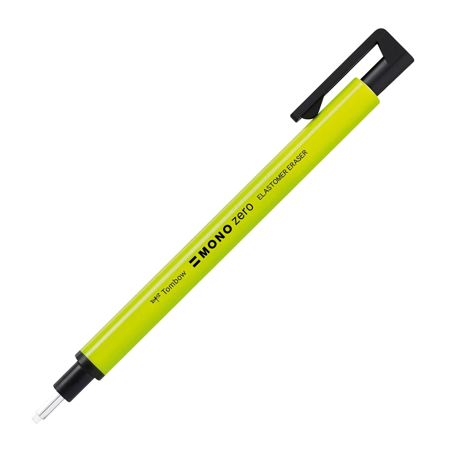 Tombow MONO Zero Neon - Radierstift mit runder Spitze - Neongelb
