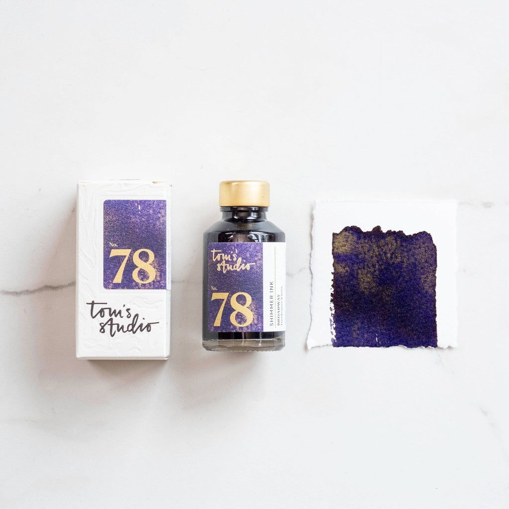 Tom's Studio Schimmernde Tinte für Füllfederhalter – Broadway, 50 ml - PenJoy