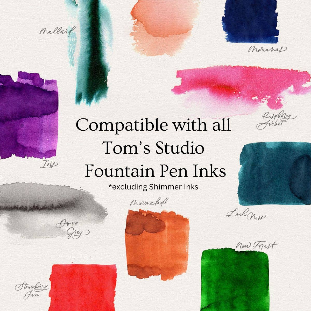 Tom's Studio The Wren - Nachfüllbarer Schreibstift - Iris - PenJoy