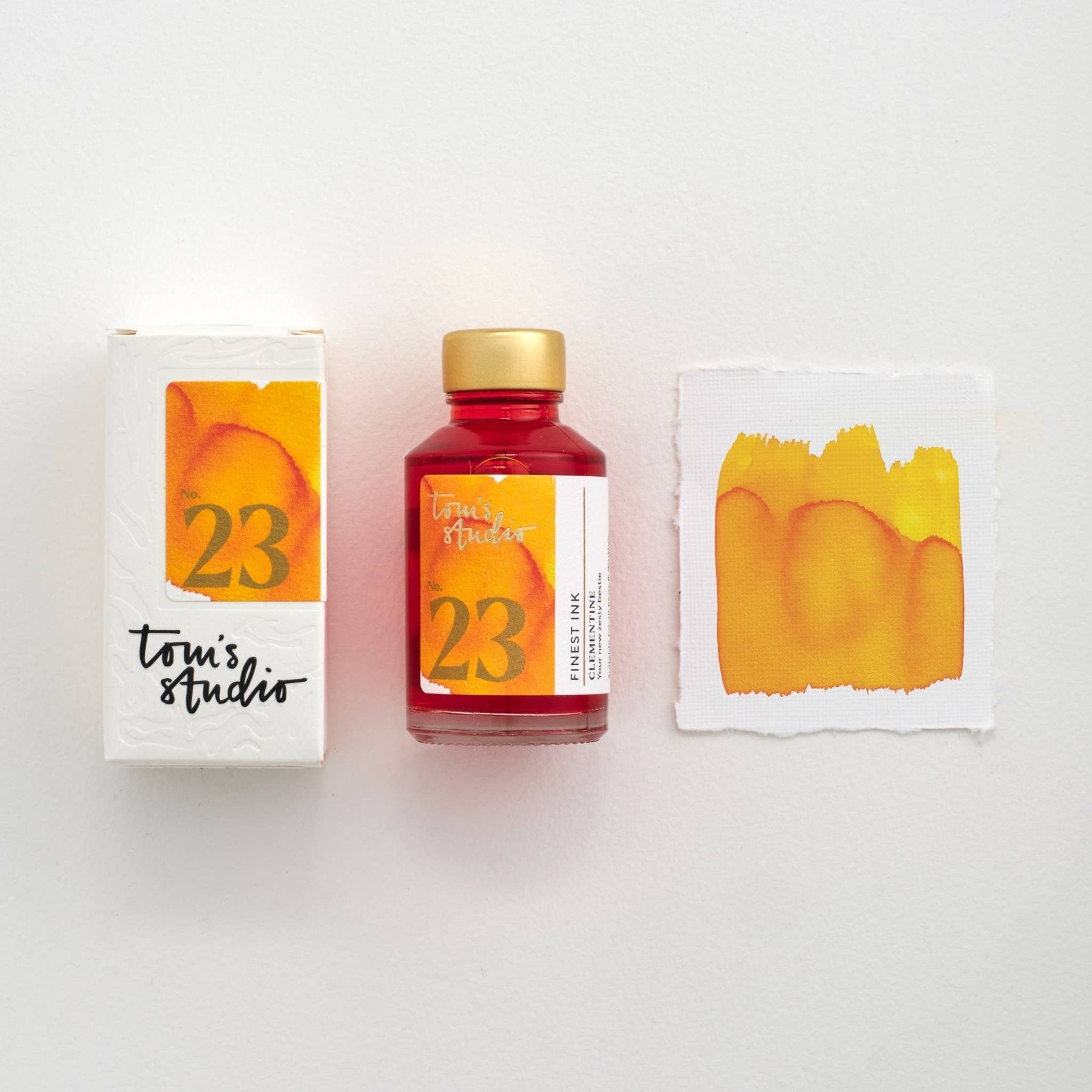 Tom's Studio Tinte für Füllfederhalter – Clementine, 50 ml - PenJoy
