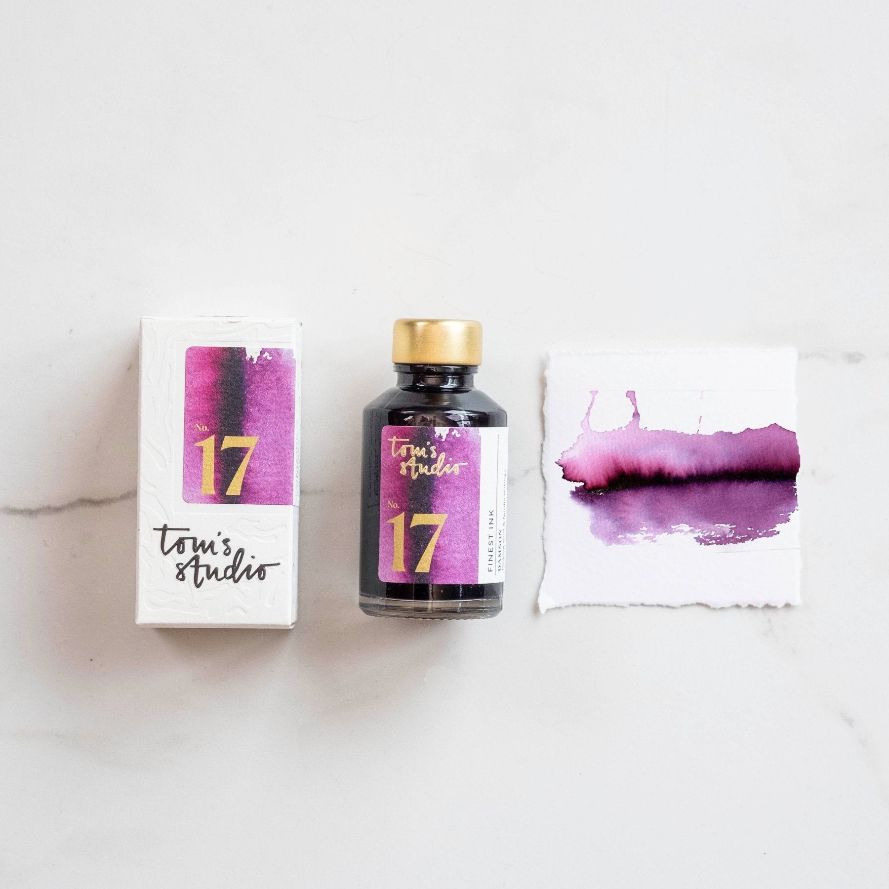 Tom's Studio Tinte für Füllfederhalter – Damson, 50 ml - PenJoy