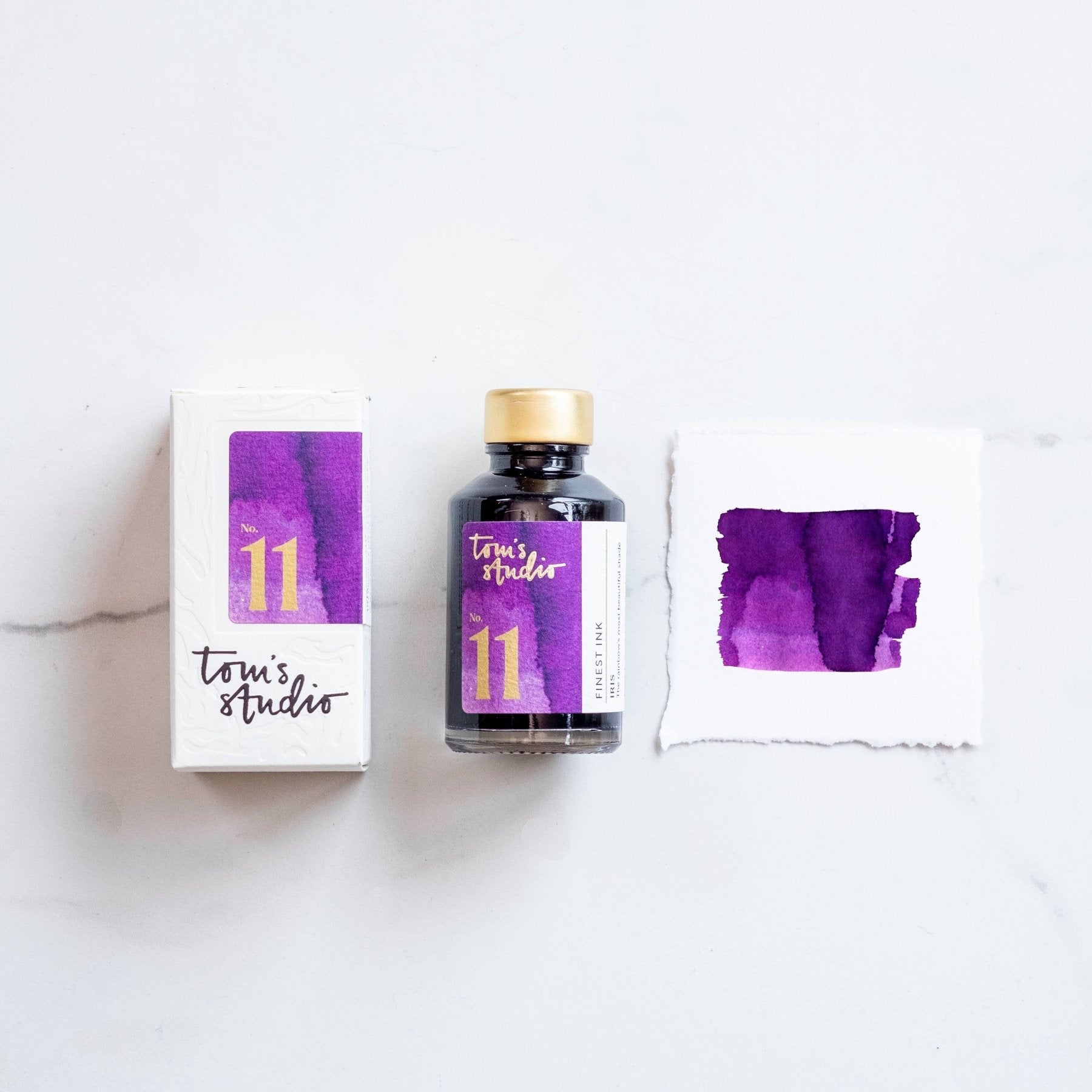 Tom's Studio Tinte für Füllfederhalter – Iris, 50 ml - PenJoy