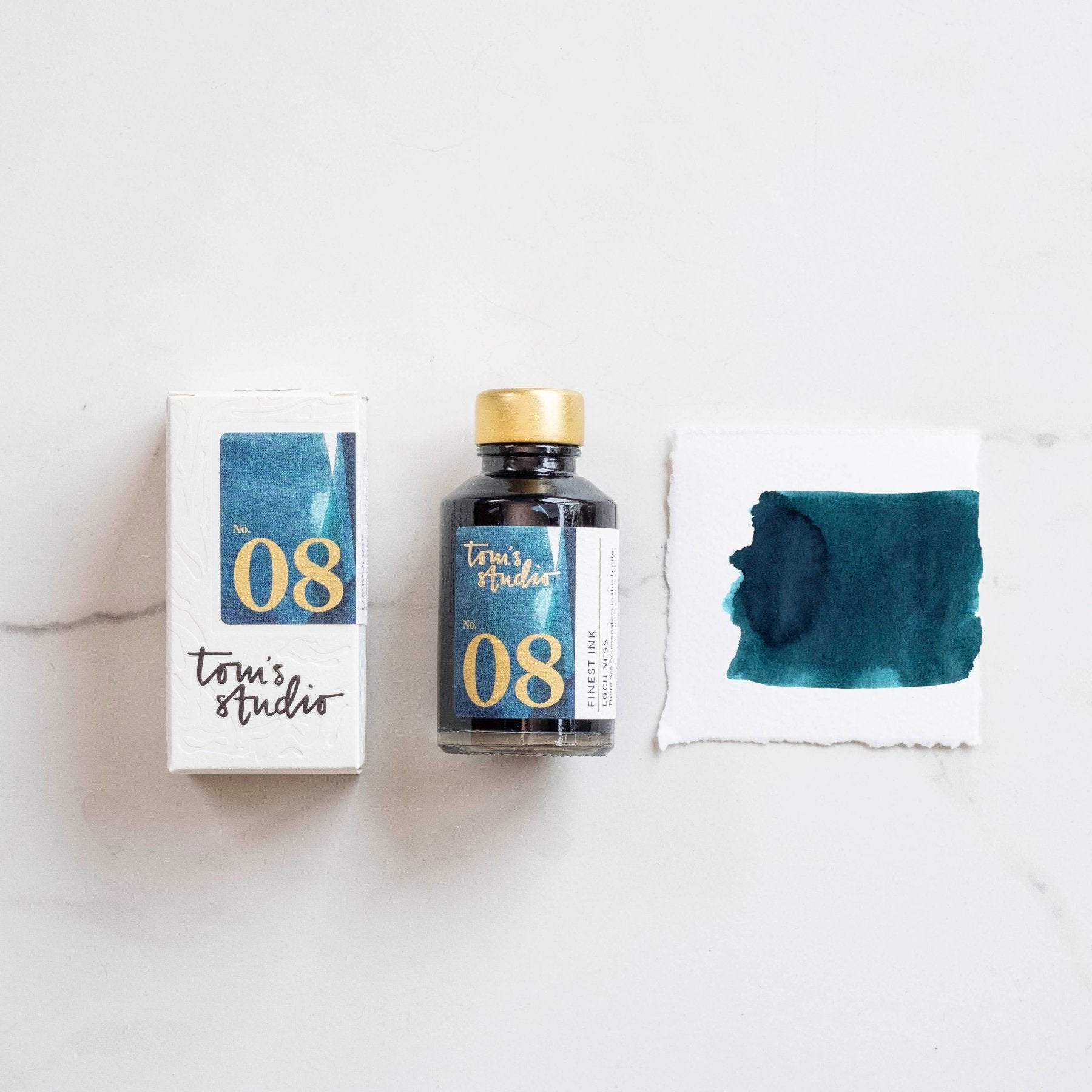 Tom's Studio Tinte für Füllfederhalter – Loch Ness, 50 ml - PenJoy