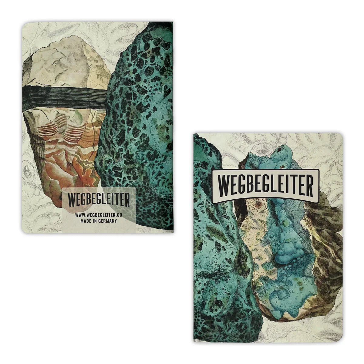 WEGBEGLEITER Set aus 3 Notizheften - British Mineralogy Edition - PenJoy