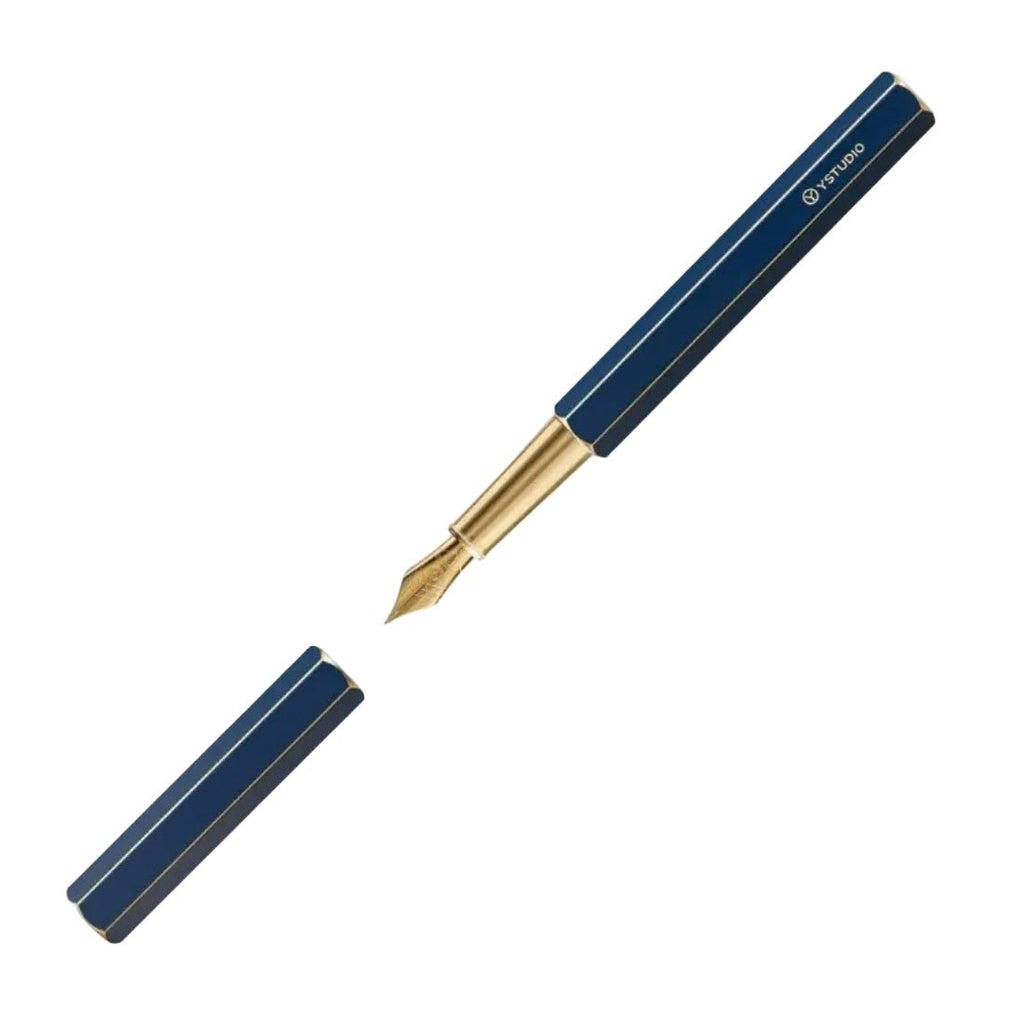 YSTUDIO Classic Revolve Füllfederhalter – Blau