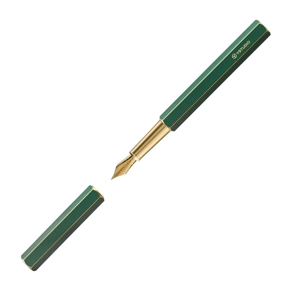 YSTUDIO Classic Revolve Füllfederhalter – Grün