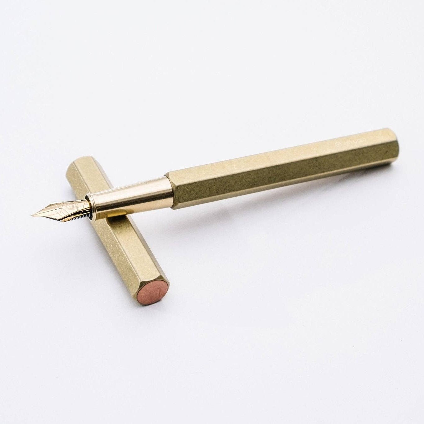 YSTUDIO Classic Revolve Füllfederhalter - Messing