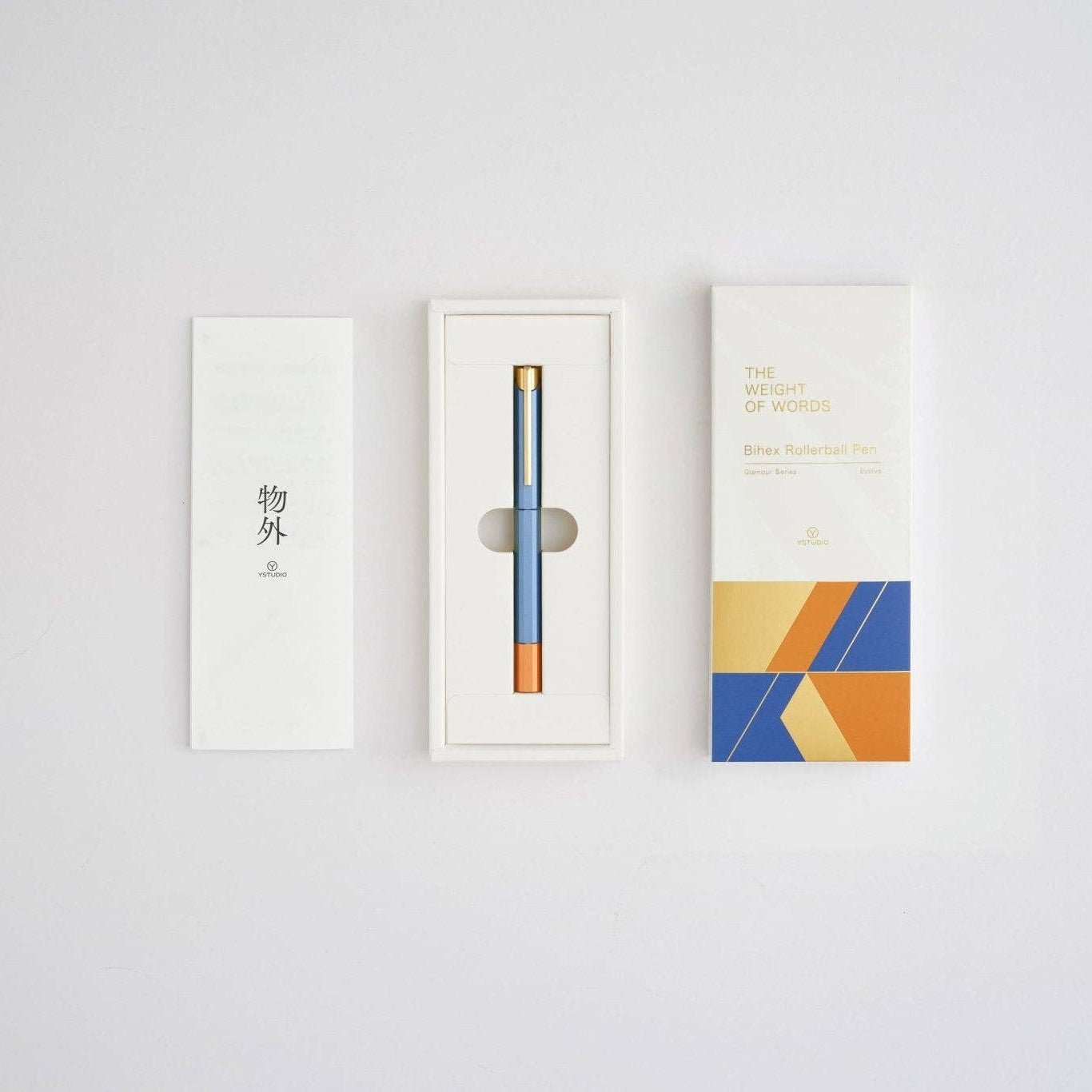 YSTUDIO Glamour Evolve Bihex Tintenroller - Blue Gin