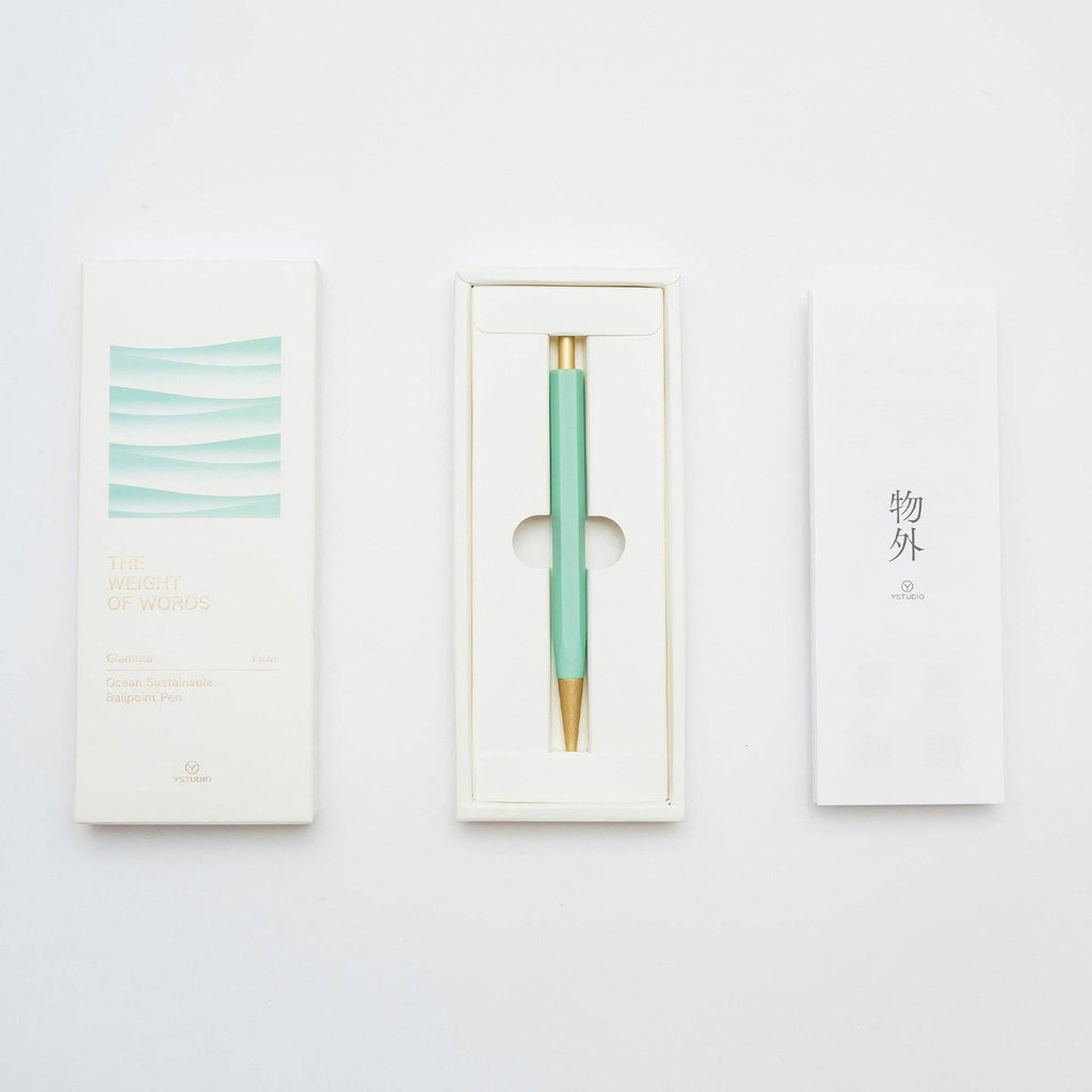 YSTUDIO Glamour Evolve Kugelschreiber – Teal Green